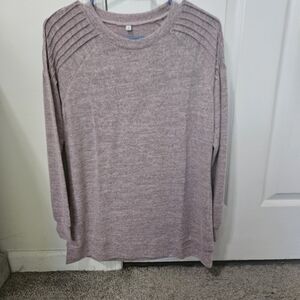 Purple Long Sleeve Sweater
